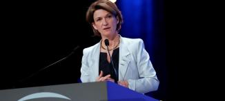 FILE PHOTO: Isabelle Kocher, new CEO of gas and power group Engie, attends the group shareholders general meeting in Paris