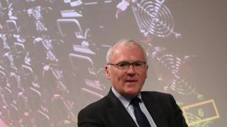 French state-controlled utility EDF Chairman and CEO Jean-Bernard Levy attends a news conference on renewable energy plan in Paris