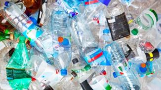 Big pile of empty plastic bottles.